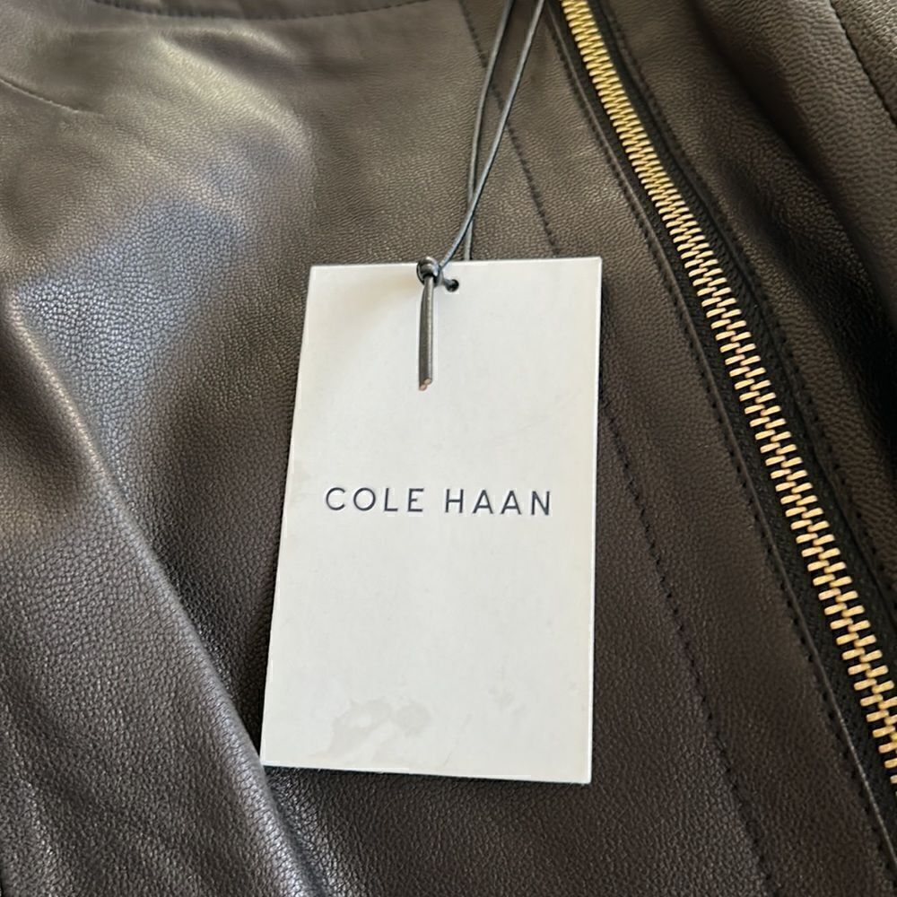 Cole Haan Leather Jacket - Picture 8 of 8